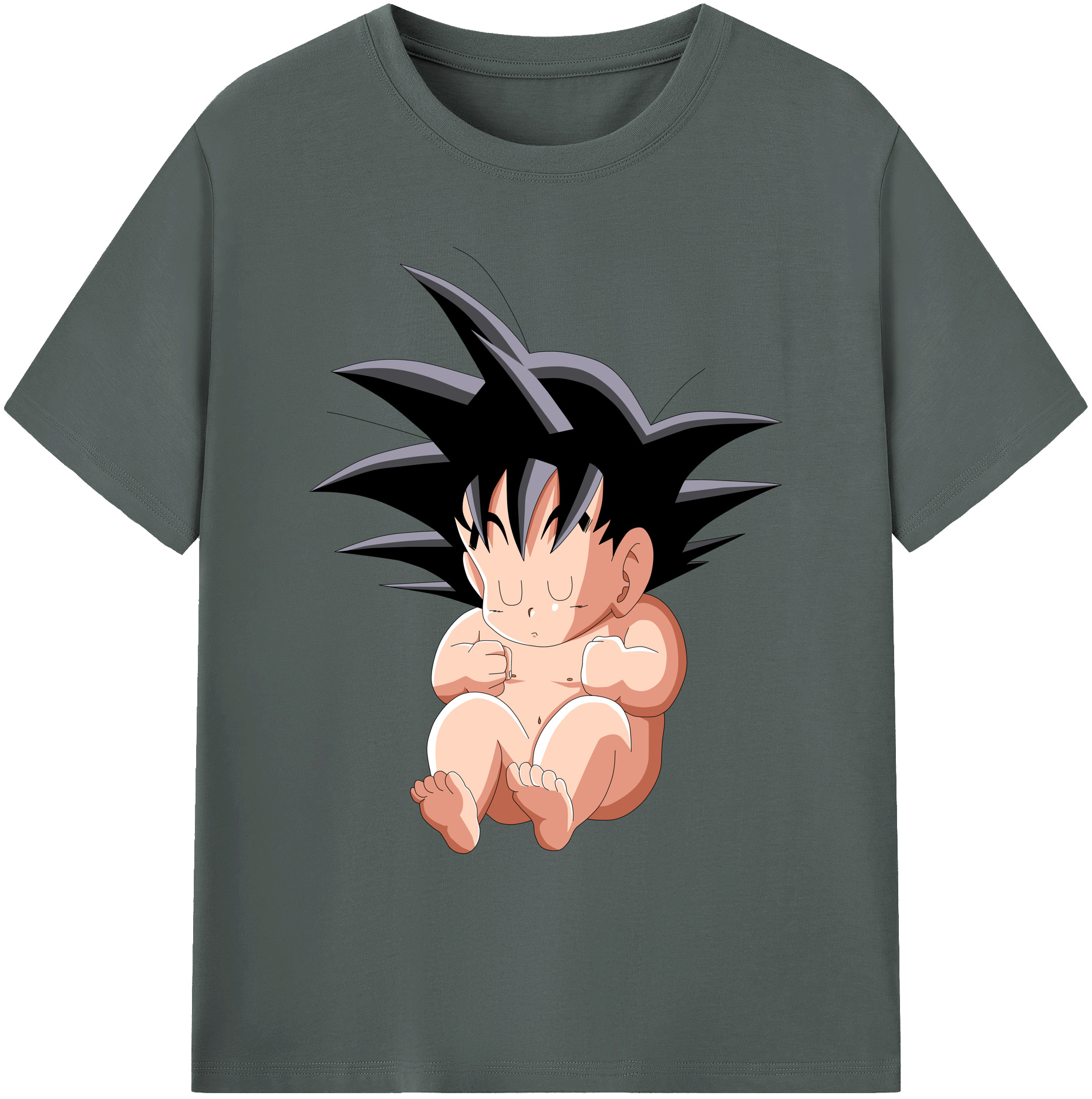（画像用） ドラゴンボール 孫悟空（そん ごくう）Son Goku カカロット DRAGON BALL Kakarotto 綿100％ メンズ半袖Tシャツ｜肌触りやわらか＆通気性